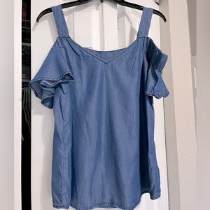 Impeccable Pig off the shoulder blouse. Size S